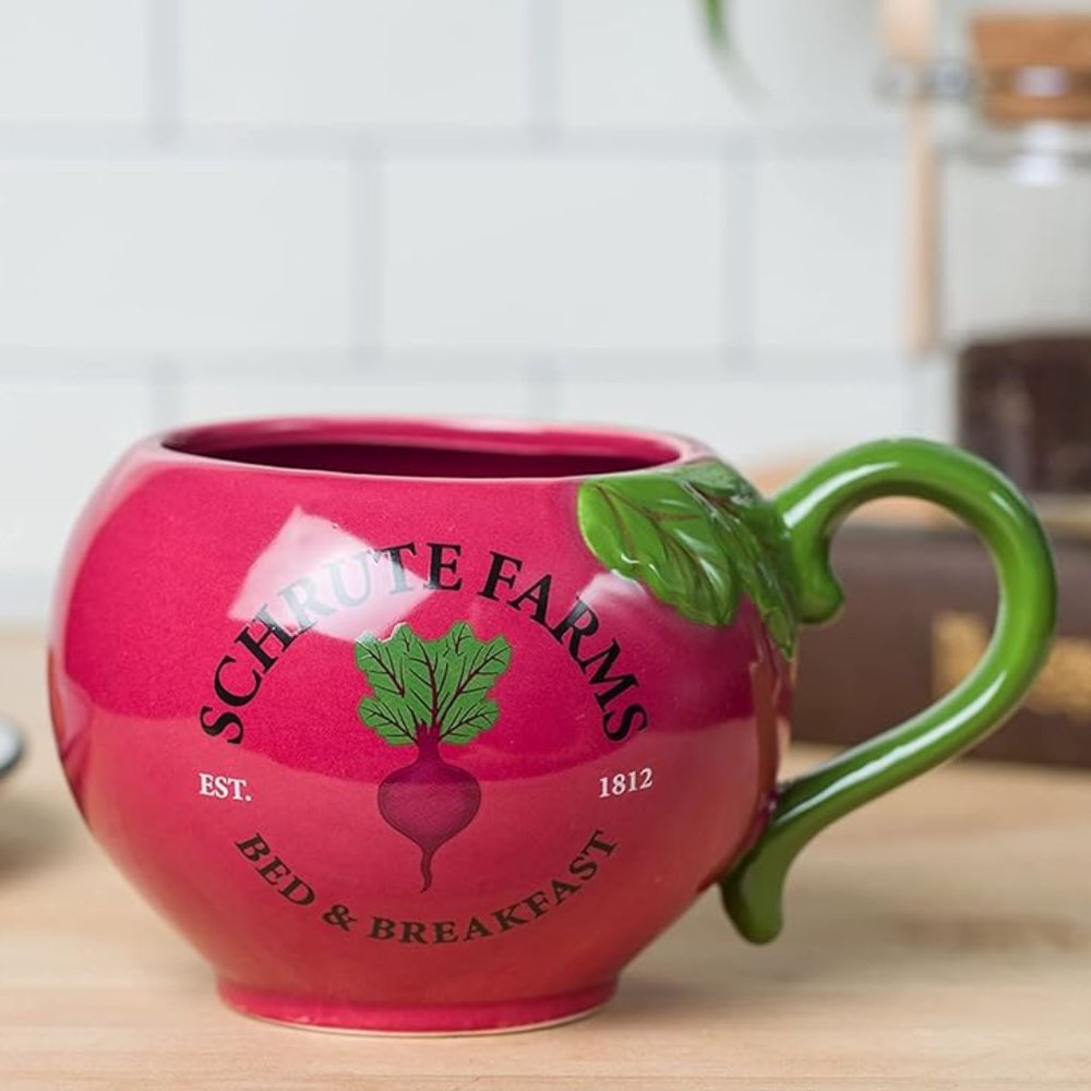 The Office Schrute Farms Beets Sculpted Ceramic 20oz Mug